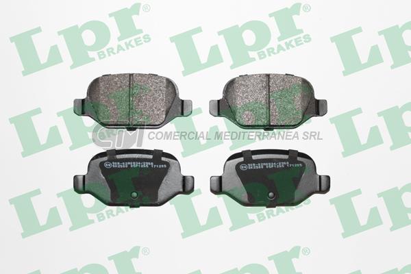PASTILLA DE FRENO LPR FIAT PUNTO-LINEA-500 TRAS.