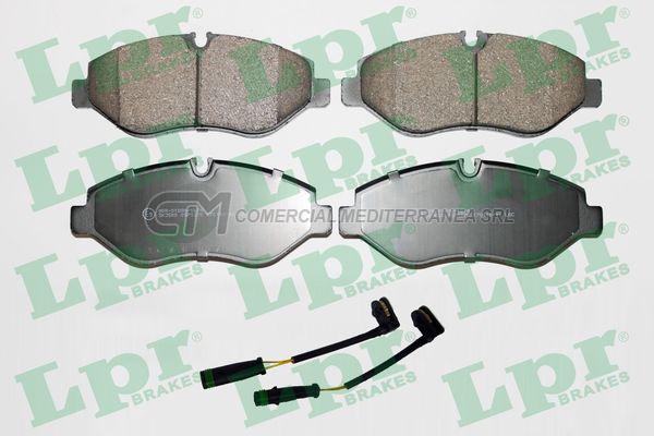 PASTILLA DE FRENO LPR MERCEDES BENZ SPRINTER 06/..(+ CABLES) DEL.