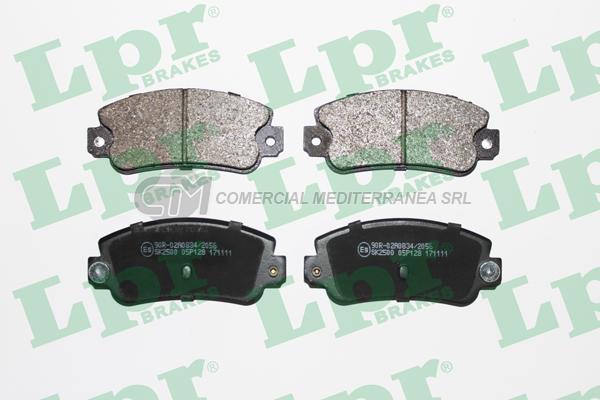 PASTILLA DE FRENO LPR LANCIA VARIOS MOD./ RENAULT FUEGO TRAS.