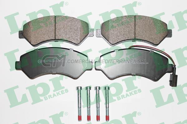 PASTILLA DE FRENO LPR JUMPER/DUCATO/BOXER  06/11 UN SENSOR DEL.