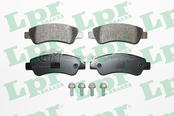 PASTILLA DE FRENO LPR CITROEN-FITA-JUMPER/DUCATO/BOXER SIN SENSOR TRAS.
