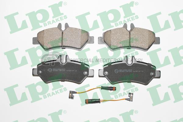 PASTILLA DE FRENO LPR MERCEDES BENZ SPRINTER 02-11 / VW CRAFTER 04-11 TRAS.