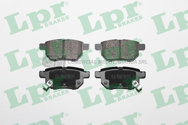 PASTILLA DE FRENO LPR TOYOTA AURIS TRAS.