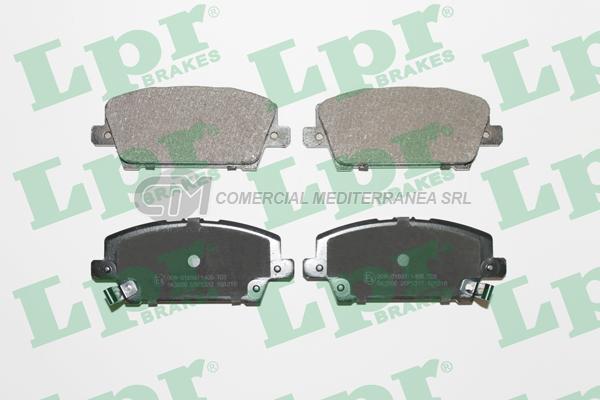 PASTILLA DE FRENO LPR HONDA CIVIC VII 06/ DEL.