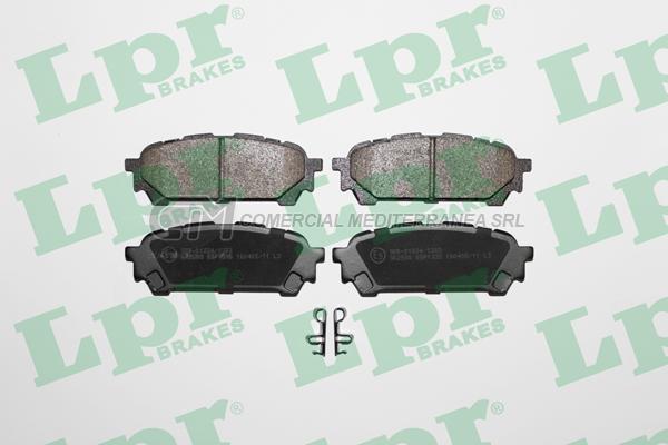 PASTILLA DE FRENO LPR SAAB/SUBARU 9-2X / IMPREZA (PARA VEHICULOS C/ABS) TRAS.