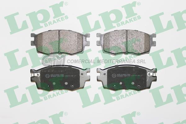 PASTILLA DE FRENO LPR ACCENT (HYUNDAY)/RIO II (KIA) DEL.
