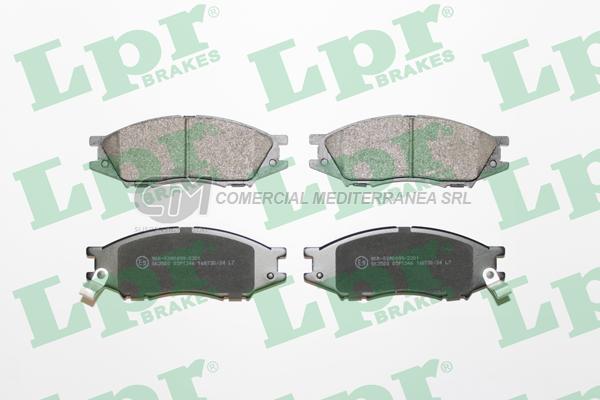 PASTILLA DE FRENO LPR NISSAN ALMERA DEL.