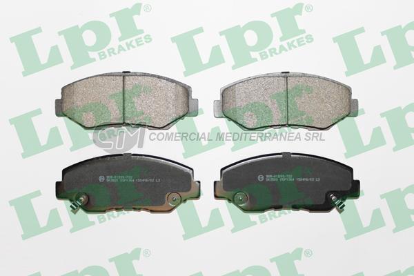 PASTILLA DE FRENO LPR HONDA ACCORD-CRV II-PILOT-ELEM 02/ DEL.