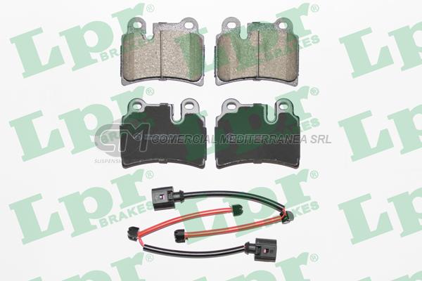 PASTILLA DE FRENO LPR VW TOUAREG TRAS.