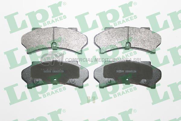 PASTILLA DE FRENO LPR PEUGEOT J3 - J9 73/92 DEL.