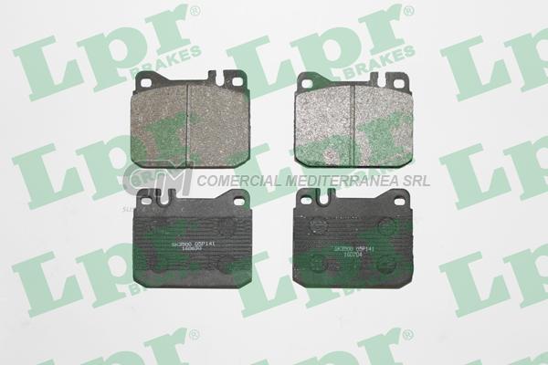 PASTILLA DE FRENO LPR M.BENZ. 200-230-240-250-300-350-420-500 70/82 DEL.
