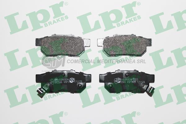 PASTILLA DE FRENO LPR HONDA CIVIC V/JAZZ TRAS.