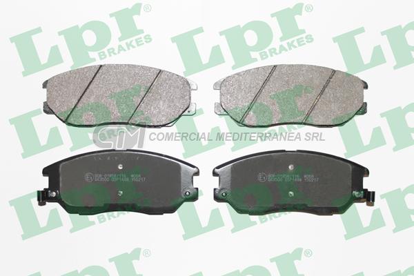 PASTILLA DE FRENO LPR HYUNDAI/KIA SSANGYONG CENTEN/TERRAC/OPIR/ROD DEL.