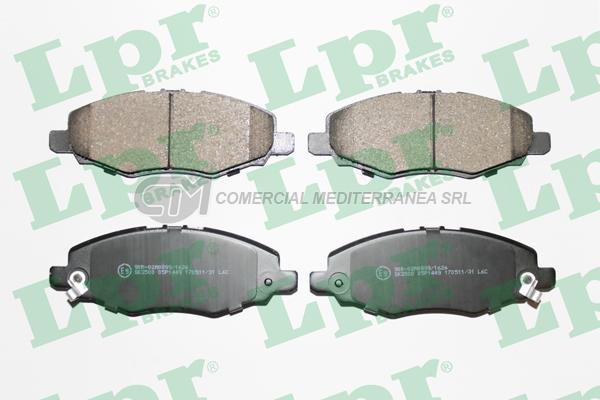 PASTILLA DE FRENO LPR TOYOTA HILUX PICK-UP 2.5 D-4D 05/15 DEL.