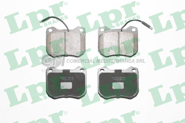 PASTILLA DE FRENO LPR PEUGEOT 505 INJECTION-604/PORSCHE 924-928-944  DEL.