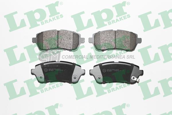 PASTILLA DE FRENO LPR DAIHATSU-FORD-MAZDA MATERIA/FIESTA/2 DEL.