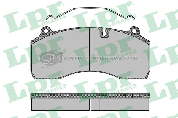 PASTILLA DE FRENO LPR RENAULT TRUCKS MIDLUM 07/.. DEL.