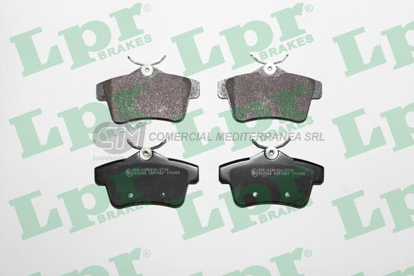 PASTILLA DE FRENO LPR C4 1.6 16V HDI-3008 1.6 THP/RCZ 1.6 16V/2.0 HDI 16V TRAS.