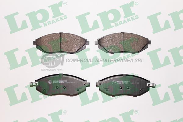 PASTILLA DE FRENO LPR CHEVROLET SPARK 03/10 DEL.
