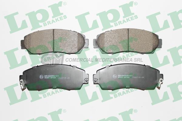 PASTILLA DE FRENO LPR HONDA CRV III 2007 DEL.
