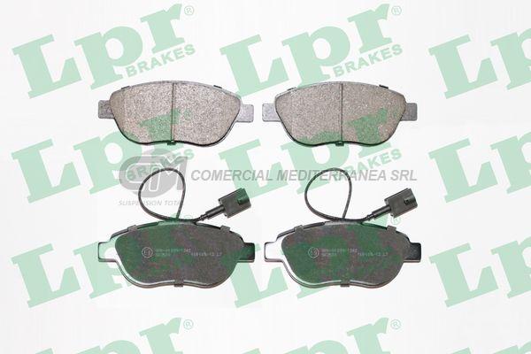 PASTILLA DE FRENO LPR FIAT 500 ABARTH 09/.. DEL.
