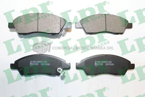 PASTILLA DE FRENO LPR NISSAN VERSA 2017 DEL.