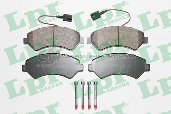 PASTILLA DE FRENO LPR JUMPER/DUCATO/BOXER  11/.. 2 SENSORES DEL.