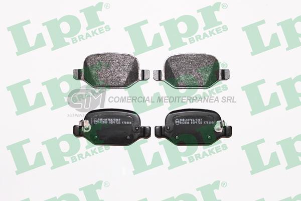 PASTILLA DE FRENO LPR FIAT 500 L 09/..2013 TRAS.