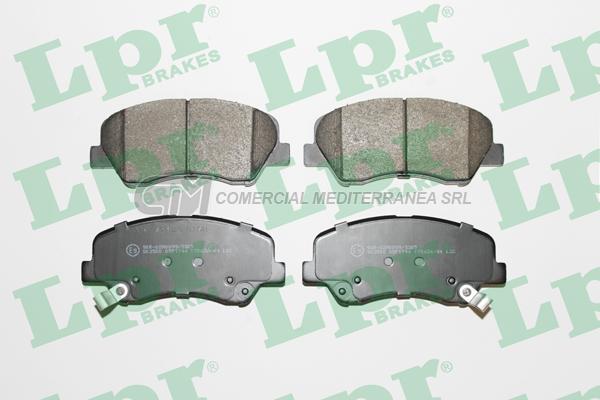 PASTILLA DE FRENO LPR KIA RIO III / HYUNDAI ACCENT / HYUNDAI HB20 24/.. DEL.