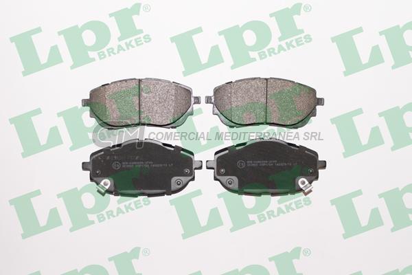 PASTILLA DE FRENO LPR TOYOTA COROLLA 12´ DEL.