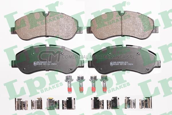 PASTILLA DE FRENO LPR FORD TRANSIT SISTEMA BREMBO S/TESTIGO DEL.