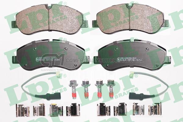 PASTILLA DE FRENO LPR FORD TRANSIT SISTEMA BREMBO C/TESTIGO DEL.