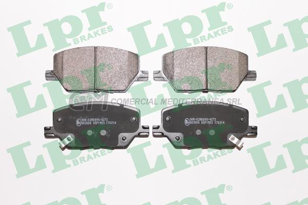 PASTILLA DE FRENO LPR FIAT TORO - JEEP RENEGADE  DEL.