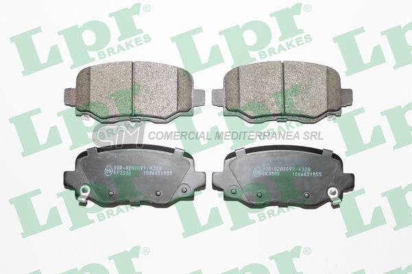 PASTILLA DE FRENO LPR FIAT 500 - JEEP RENEGADE 15/.. TRAS.