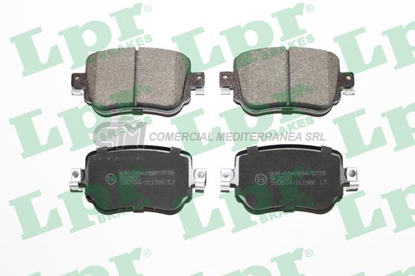 PASTILLA DE FRENO LPR AUDI A1 & Q3 10/.. TRAS.