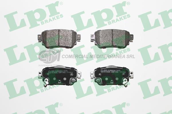 PASTILLA DE FRENO LPR RENAULT KOLEOS 17/.. TRAS.