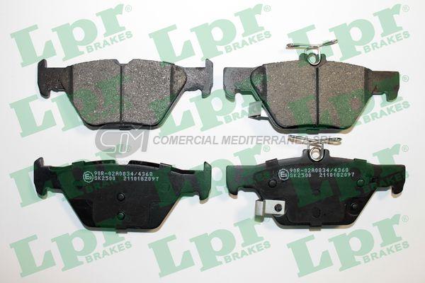 PASTILLA DE FRENO LPR SUBARU FORESTER - OUTBACK - XV 18/.. TRAS.