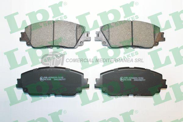 PASTILLA DE FRENO LPR TOYOTA RAV 4 HYBRID 18/.. COROLLA CROSS 21/.. DEL.