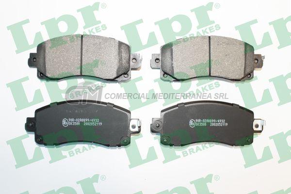 PASTILLA DE FRENO LPR SUBARU IMPREZA - XV 1.6 - 2.0 16/.. FORESTER 2021- DEL.