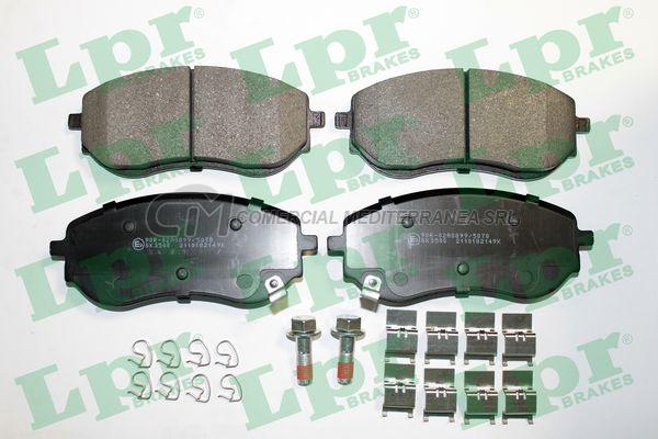 PASTILLA DE FRENO LPR NISSAN FRONTIER 21/.. DEL.