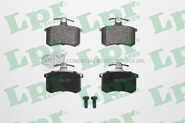 PASTILLA DE FRENO LPR ALFA 155-164-33/AUDI A4-A6-/FIAT TEMPRA 72/95 TRAS.
