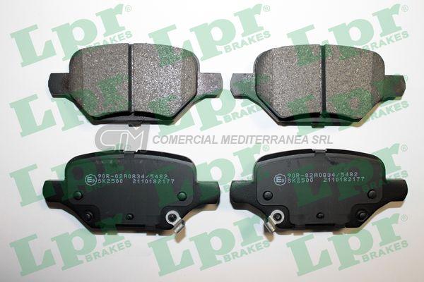 PASTILLA DE FRENO LPR CHEVROLET TRACKER 17/.. TRAS.