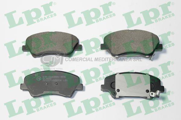 PASTILLA DE FRENO LPR KIA RIO IV 17/.. DEL.