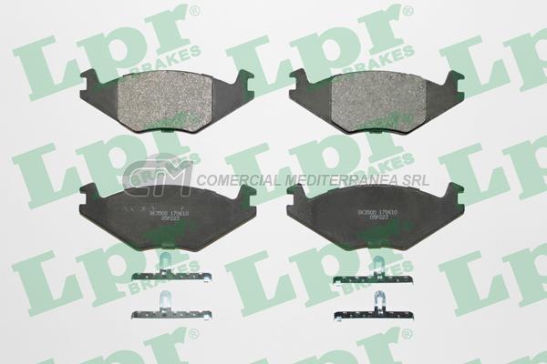 PASTILLA DE FRENO LPR SEAT CORDOBA 1400-IBIZA 1300 90/94 DEL.