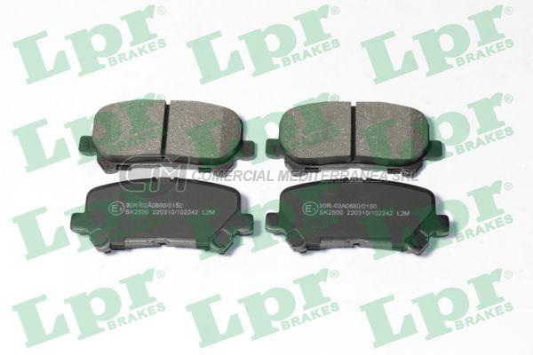 PASTILLA DE FRENO LPR HONDA PILOT CHEV. TRAILBLAZER TOYOTA HIACE  19/.. TRAS.