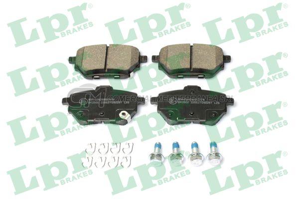 PASTILLA DE FRENO LPR TOYOTA COROLLA 2.0 - 1.8 HYBRIDO 19/.. TRAS.