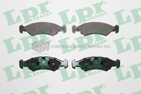 PASTILLA DE FRENO LPR FORD FIESTA (SISTEMA ATE)(CHICA) DEL.