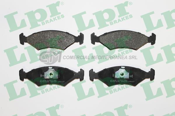 PASTILLA DE FRENO LPR FORD ESCORT-FIESTA-SIERRA/ VOLKS./FERRARI 95/98 DEL.