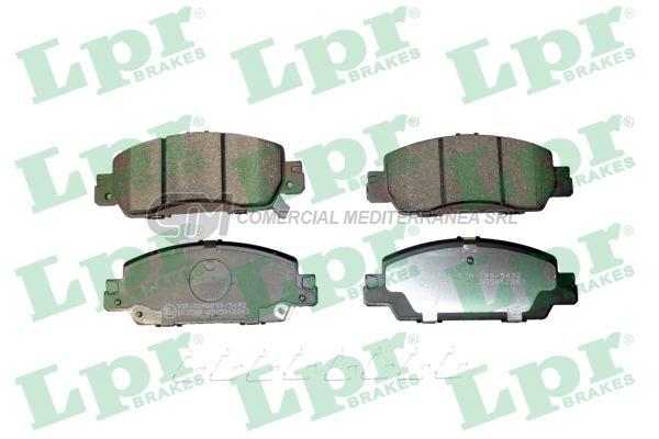 PASTILLA DE FRENO LPR HONDA CIVIC XI 2022/.. DEL.