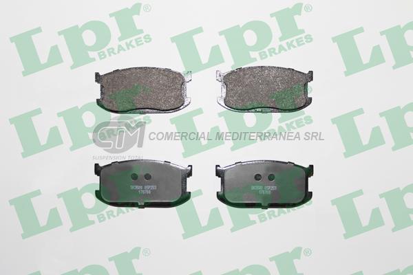 PASTILLA DE FRENO LPR FORD LASER/ ISUZU GEMINI/ MAZDA 323 79/82/ DEL.